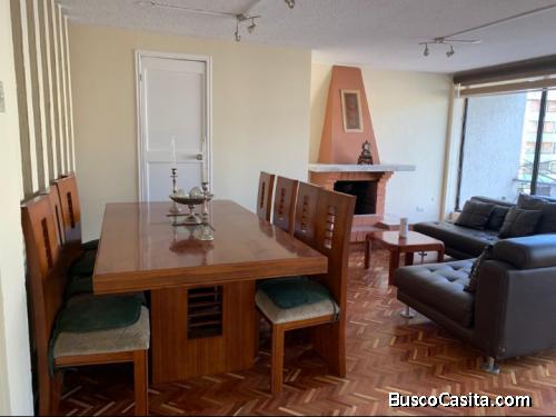 ARRIENDO DEPARTAMENTO AMOBLADO DOS DORMITORIOS SECTOR QUICENTRO NORTE