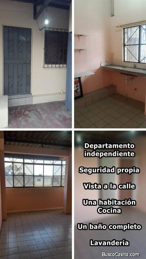 Cómodo departamento independiente para pareja o una sola persona.