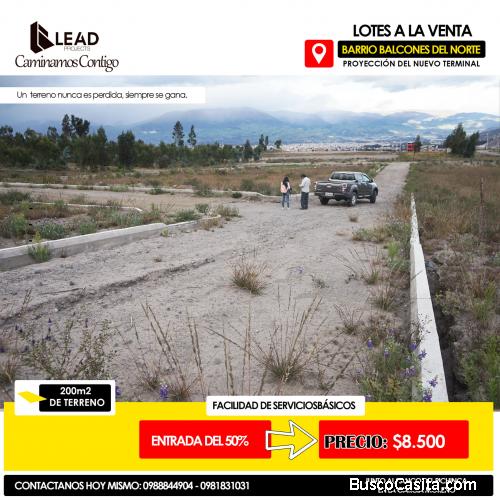 Terreno en Riobamba sector nueva proyección del terminal 