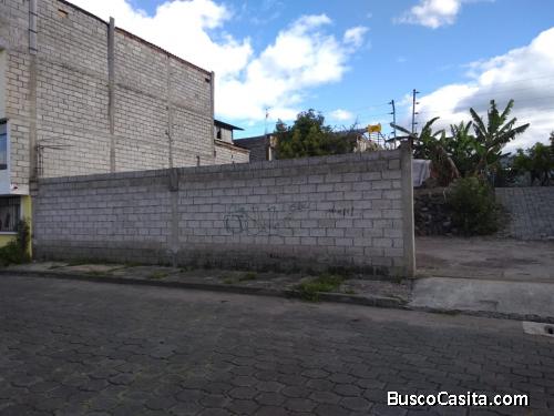 HERMOSO TERRENO EN ELCENTRO DE ALANGASI