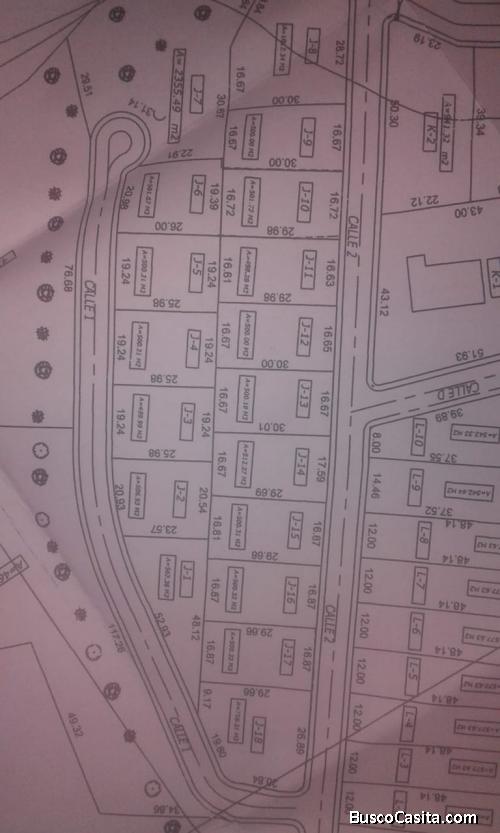 Lote urbano 420 metros cuadrados