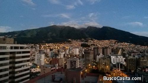 QUITO, LA FLORESTA, DIAGONAL SWISSOTEL, DEPARTAMENTO EQUIPADO CON VISTA: