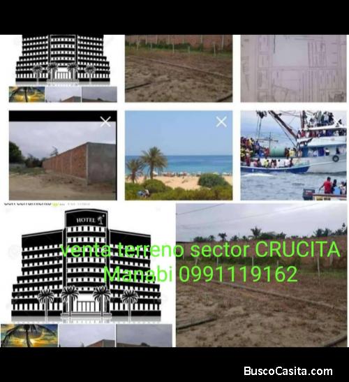 VENTA TERRENO/ MANABÍ SECTOR CRUCITA / OPORTUNIDAD