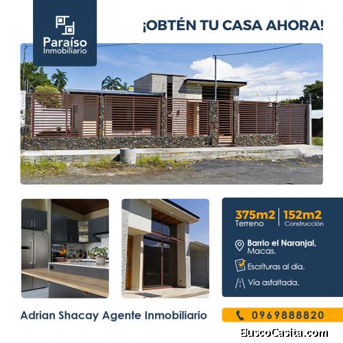 ???? ‼️CASA POR ESTRENAR ‼️???? ????HAZ TU SUEÑO REALIDAD???? ????Barrio Naranjal ????????Morona Santiago .