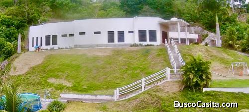 VENDO AMPLIA CASA SECTOR VUELTA LARGA, PARROQUIA ERNESTINA  + 2 HECTARIAS DE TERRENO 