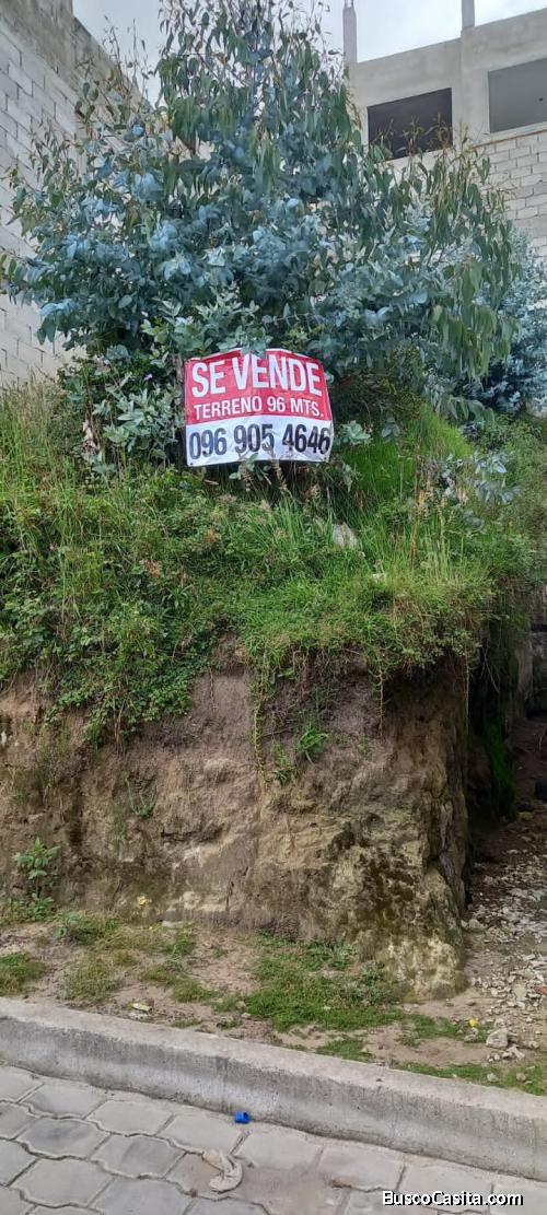 De oportunidad terreno de 96 mts 