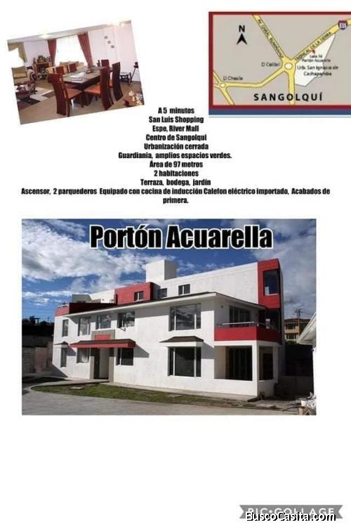 Arriendo departamento 2 dormitorios balcón bodega 2 parqueaderos