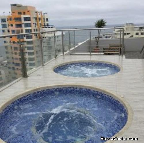 Vendo nuevo y moderno dpto a 2 cuadras de la playa en Salinas