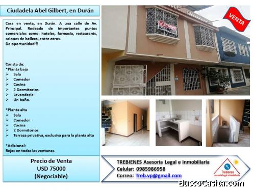CASA EN VENTA DURAN