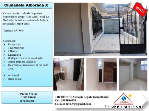 CASA EN VENTA ALBORADA