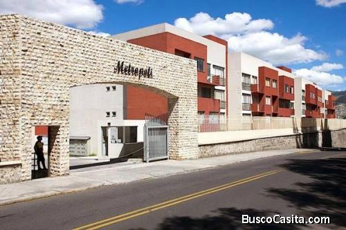 SE ARRIENDA BONITO DPTO EN CONJUNTO CERRADO METROPOLI PLUS SUR DE QUITO