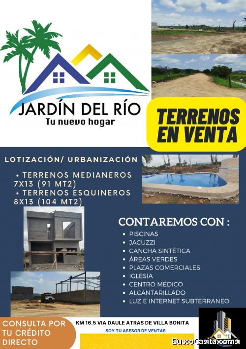 Venta de terrenos al norte de Guayaquil