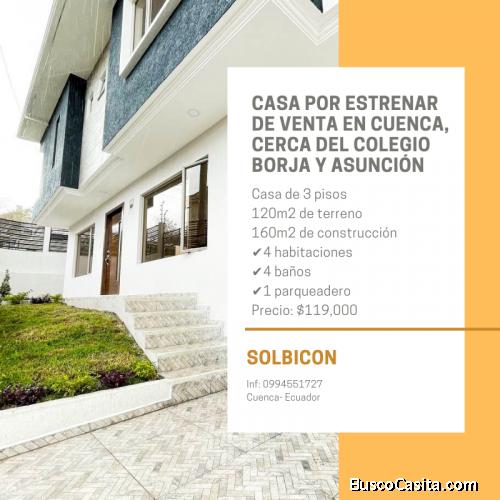 Casa por estrenar en Cuenca, cerca del colegio Borja y Asunción