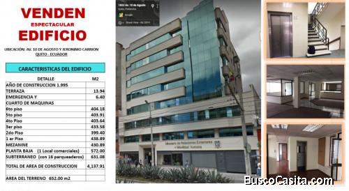 SE VENDE EDIFICIO EN QUITO
