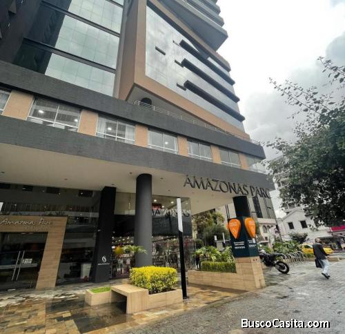 VENDO OFICINA POR ESTRENAR, SECTOR AMAZONAS, EDIFICIO AMAZONAS PARK