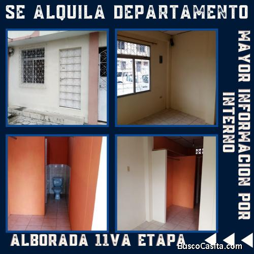 SE ALQUILA DEPARTAMENTO EN LA ALBORADA