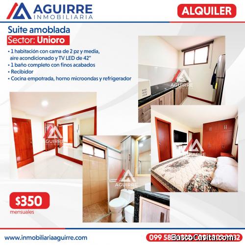 DEPARTAMENTO AMOBLADO ZONA RESIDENCIAL MACHALA- EL  ORO