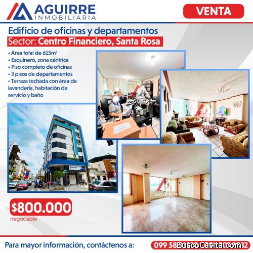 EDIFICIO CON OFICINAS  Y DEPARTAMENTOS 