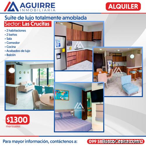 LUJOSO DEPARTAMENTO AMOBLADO POR ESTRENAR-MACHALA