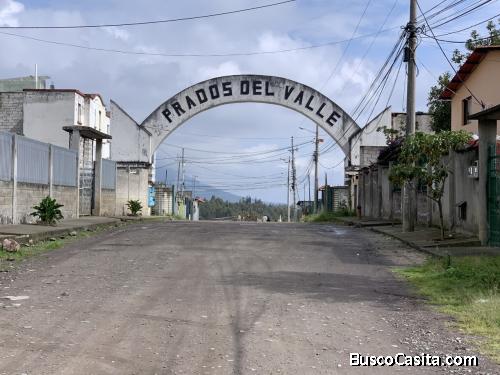 Se vende terreno en Prados del Valle, sector Miranda en Amaguaña