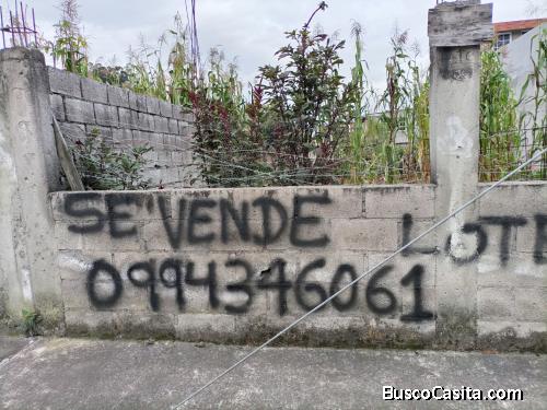Venta de un lote de terreno 