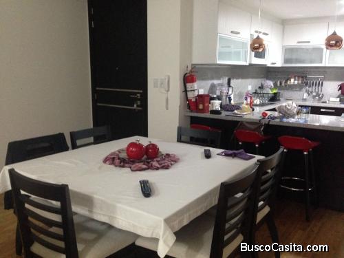 91 m² Renta de Departamento Amoblado frente a El Bosque 