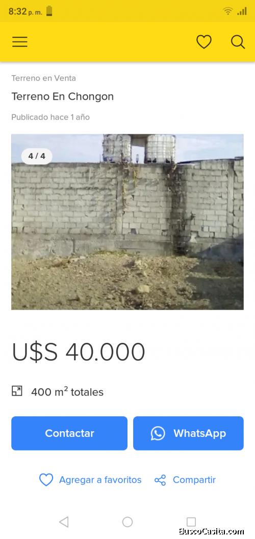 Vendo Terreno Chongon!!!