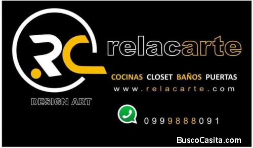 COCINA CLOSET  BAÑOS Y PUERTAS