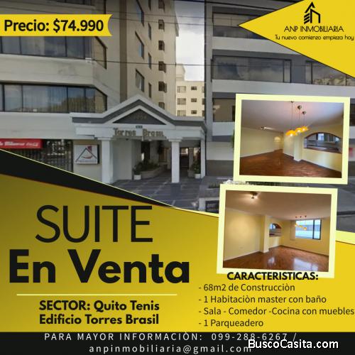 Suite en Venta Sector Quito Tenis 