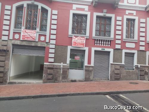 RENTO DOS LOCALES COMERCIALES EN EL CENTRO DE QUITO-ECUADOR