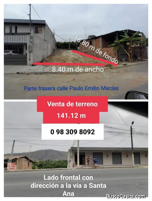 Venta de Terreno cantón Portoviejo