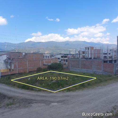Vendo Lote Esquinero de Oportunidad 