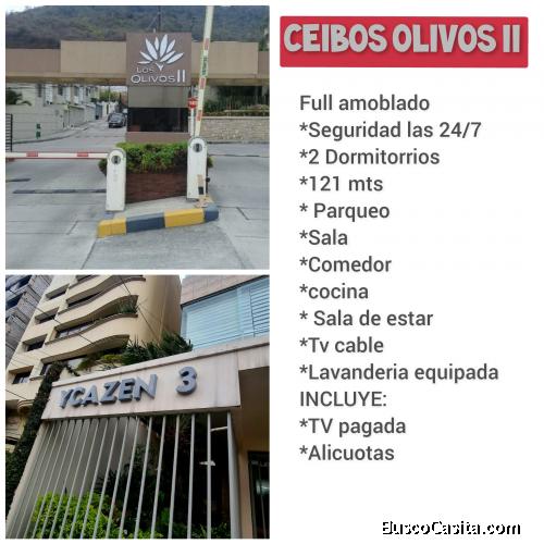 ALQUILO DEPARTAMENTO FULL AMOBLADO OLIVOS 2