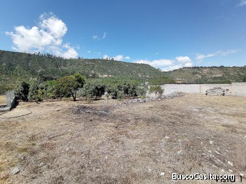 Terreno de venta Guayllabamba, Urbanización Vista Verde, 810m2, cerramiento, árboles frutales 