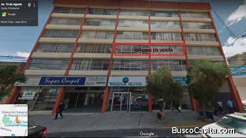 VENTA OFICINA en Av. 10 de agosto y Av. NNUU