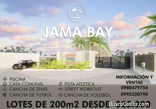 LOTES DE TERRENO EN VENTA...URBANIZACION JAMA BAY!!!