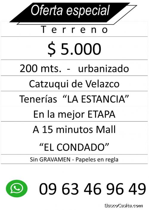 TERRENO BARATO-ECONOMICO