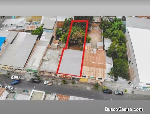 TERRENO DE DOS SALIDAS DE CALLE EN VENTA PORTOVIEJO