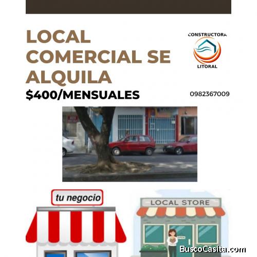 Alquilo local comercial en avenida principal 