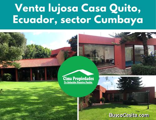 Exclusiva y lujosa, Quito Cumbaya, 619m2 edificados