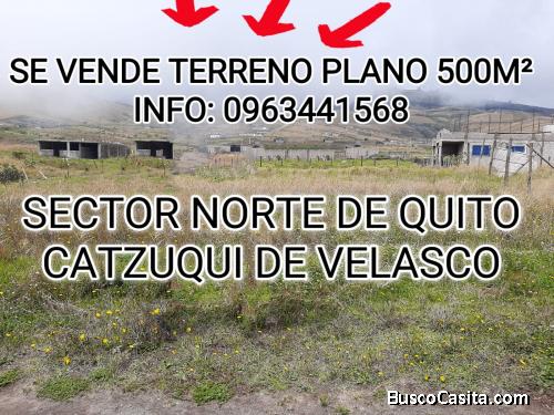 Terreno al norte de Quito en venta