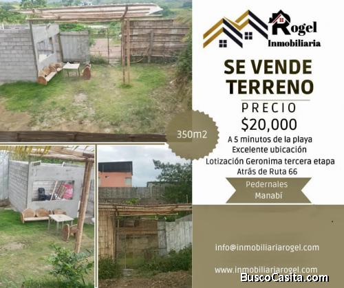 Terreno en Pedernales a 3 minutos de la playa