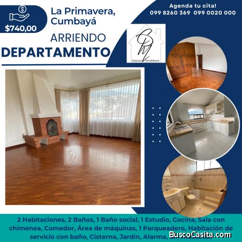 ARRIENDO DEPARTAMENTO 