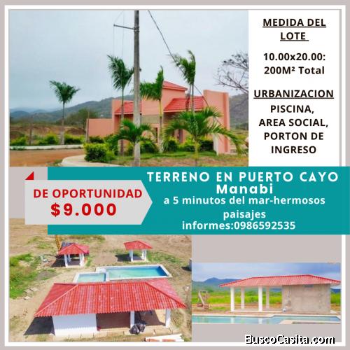 Terreno cerca  al mar