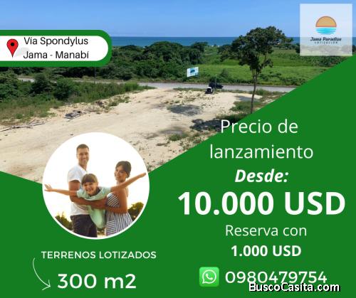 LOTES DE TERRENO EN JAMA - MANABÍ