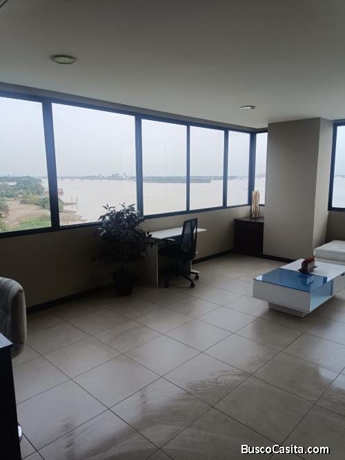 Vendo suite full amoblada Puerto Santa Ana vista al río 