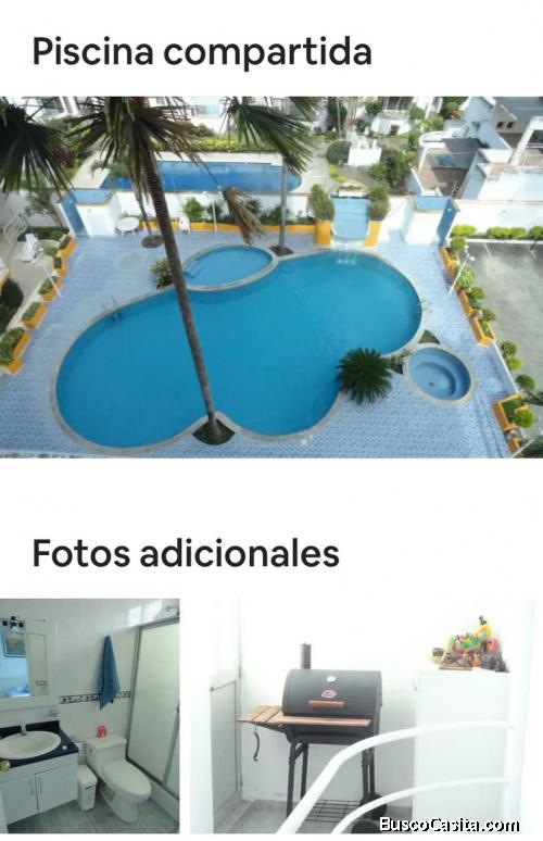 Lindo Departamento Dúplex Amoblado y tranquilo en Tonsupa