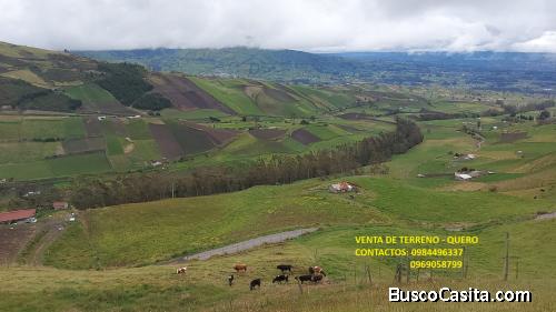 VENTA DE TERRENO AGRICOLA - TURISTICO EN QUERO