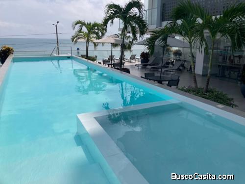 VENTA DEPARTAMENTO ESTRENO CON LINDA VISTA AL MAR EN MALECÓN SALINAS