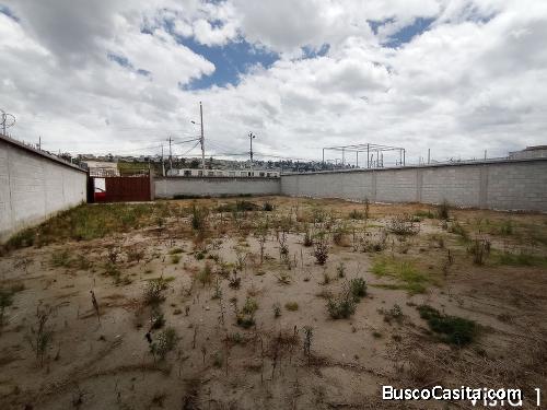 Terrenos de arriendo en Calderon, sector Monserrath, planos con cerramiento de 540m2 y 660m2